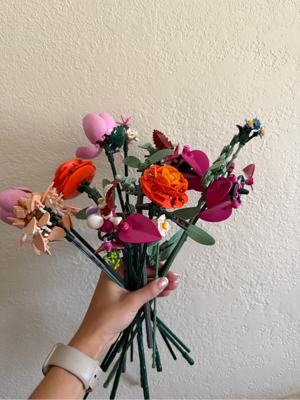 LEGO Botanicals Pretty Pink Flower Bouquet